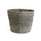 Afroart Handwoven Storage Basket White/black