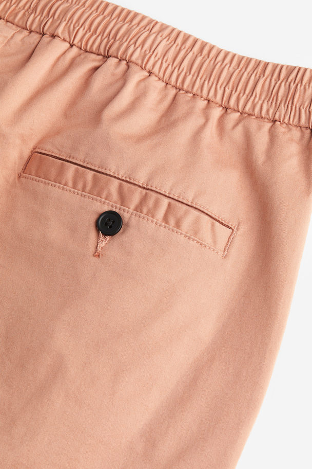 H&M Regular Fit Cotton Shorts Salmon Pink