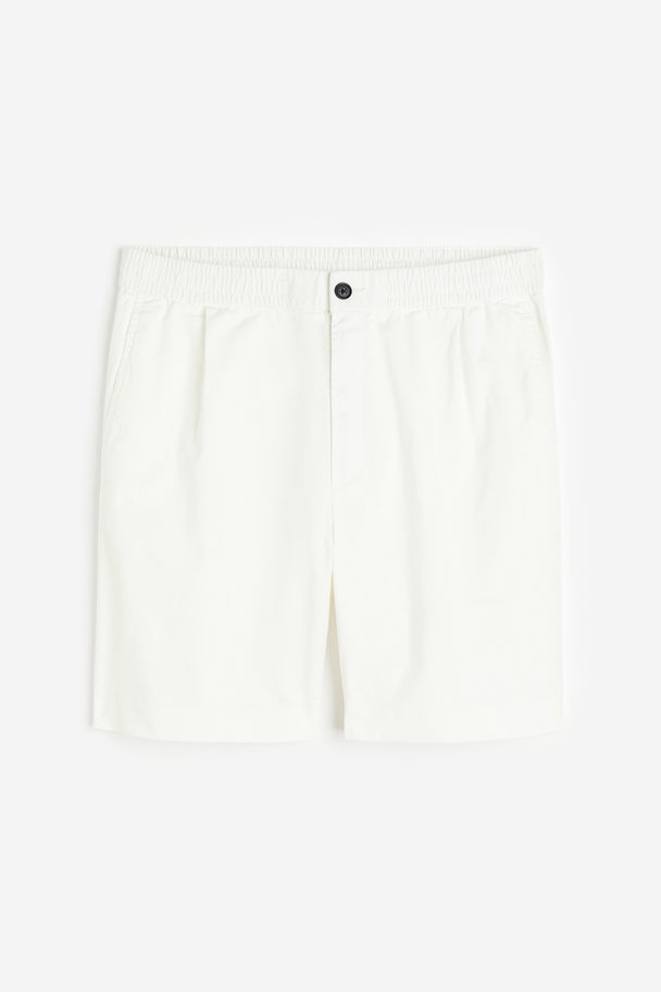H&M Shorts I Bomuld Regular Fit Hvid