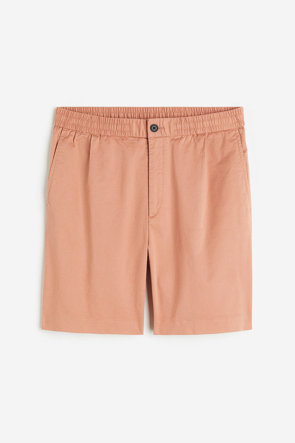 H&M Regular Fit Cotton Shorts Salmon Pink
