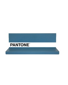 Homemania Shelfie Plank - Muurdecoratie, Object Houder, Vierkant - Met Planken - Voor Woonkamer, Slaapkamer - Blauw, Wit, Zwart In Metaal, 40 X 14 X 13cm, -