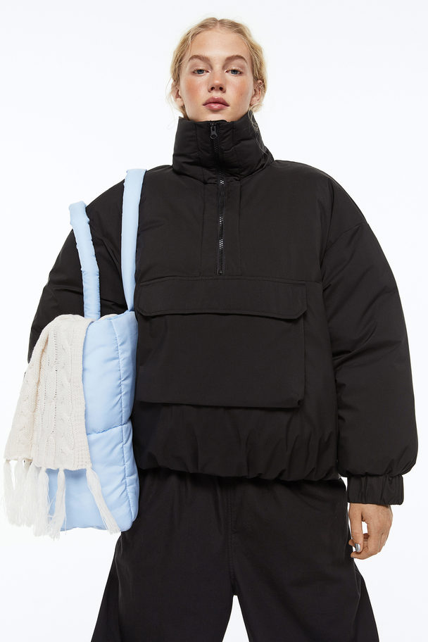 H&M Water-repellent Ski Popover Jacket Black