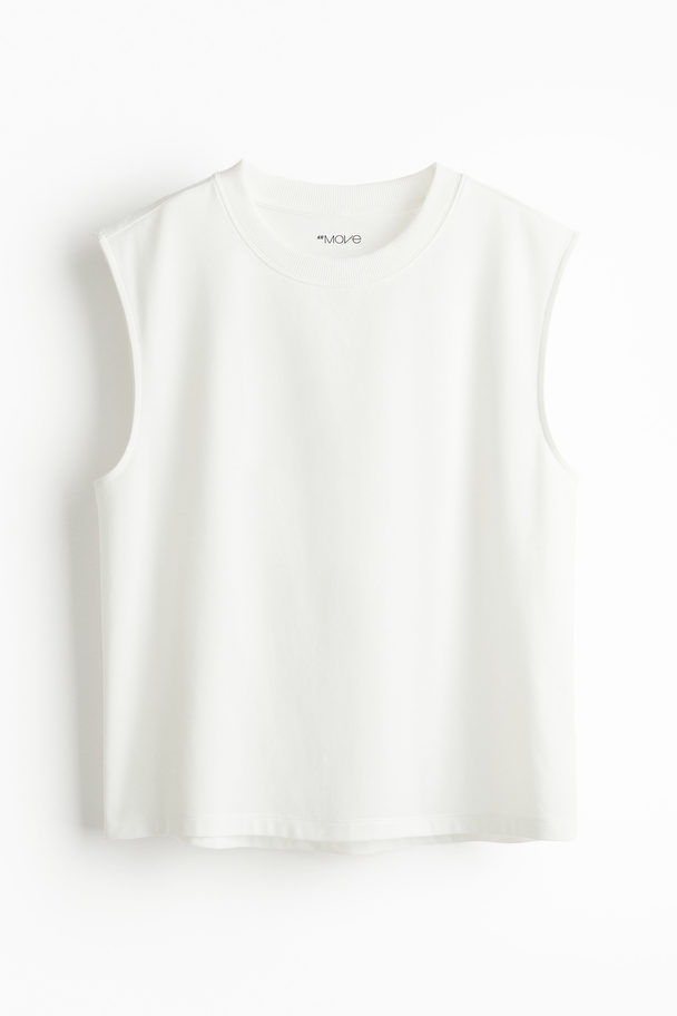 H&M DryMove™ Sport-Tanktop Weiß