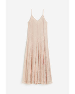 Lace Slip Dress Dusty Pink