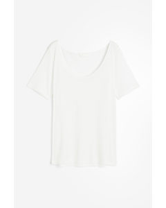 Lyocell T-shirt White