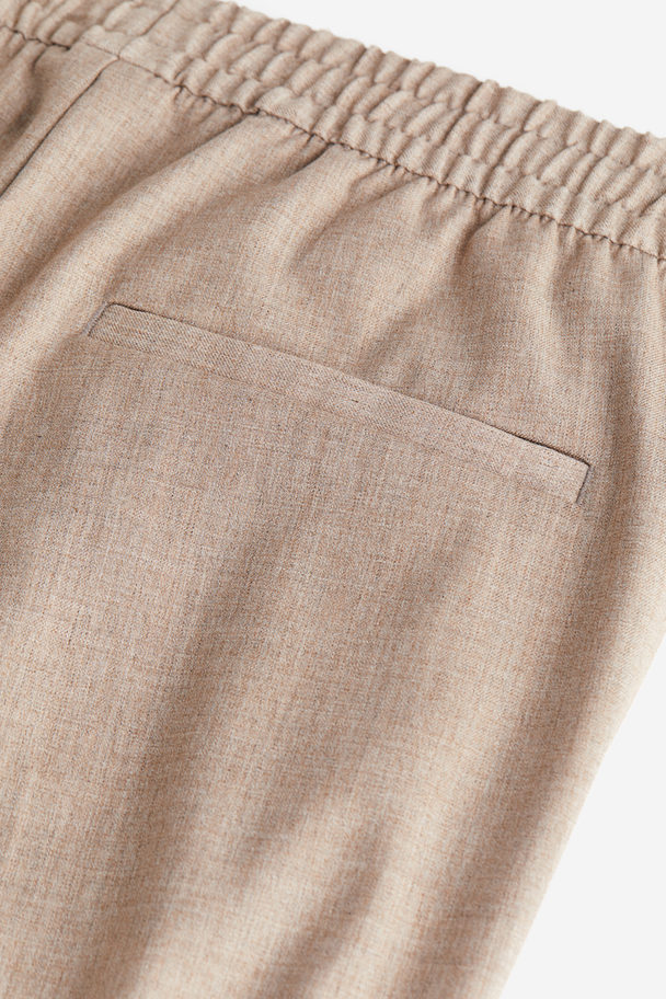 H&M Joggpants in Slim Fit Beige