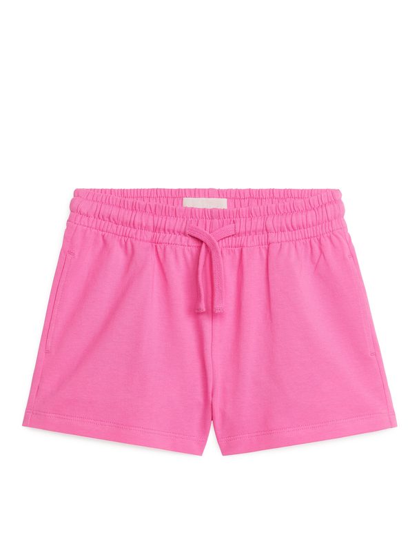 ARKET Relaxed Jersey Shorts Pink