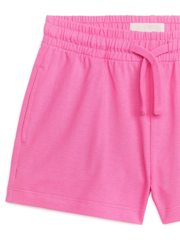 ARKET Relaxed Jersey Shorts Pink