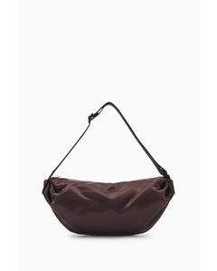 Padded Crossbody - Nylon Dark Brown