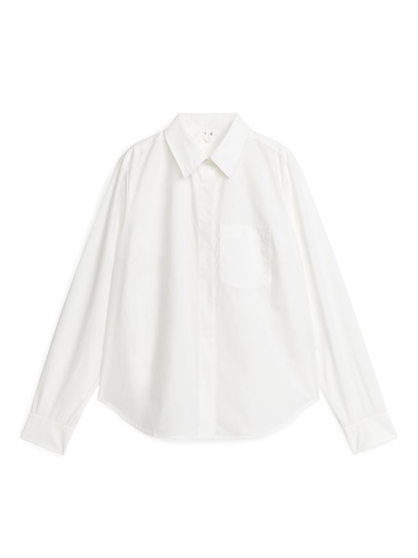 ARKET Poplin Shirt White