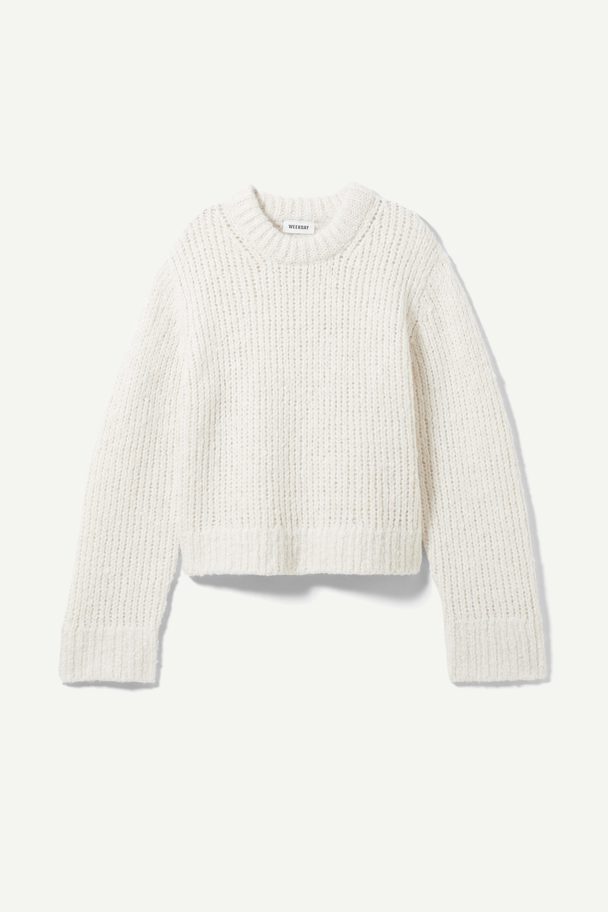 Weekday Flash Sweater Off-white