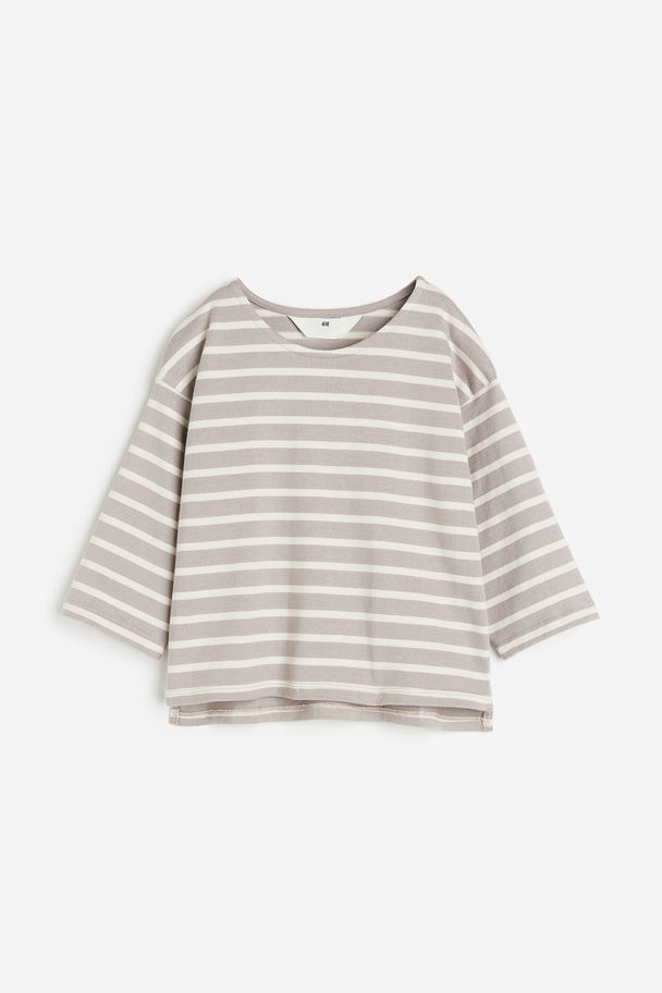 H&M Oversized T-shirt Mole/striped