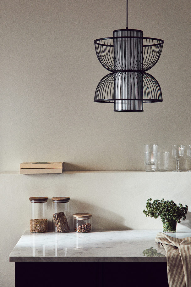 H&M HOME Bamboe Hanglamp Zwart