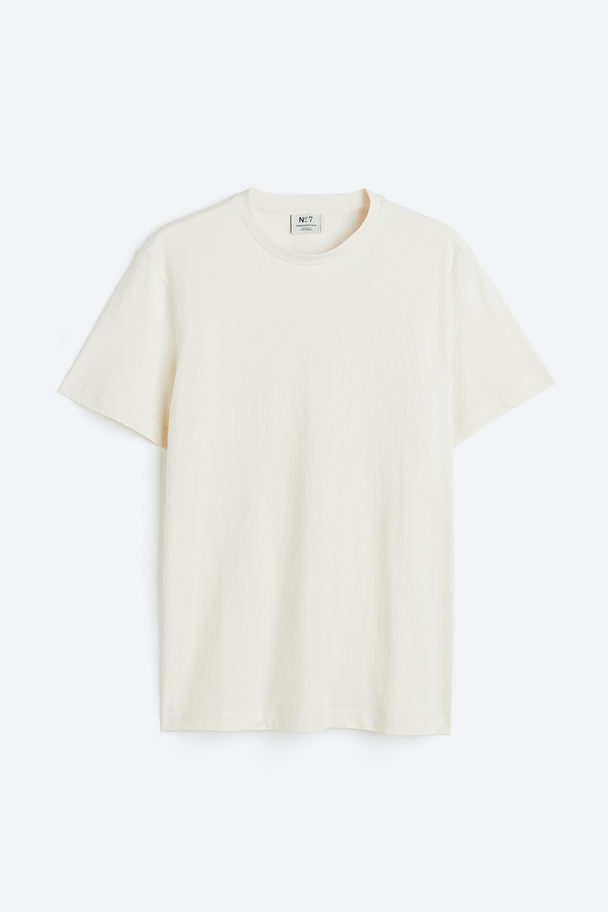 H&M T-Shirt in Regular Fit Hellbeige