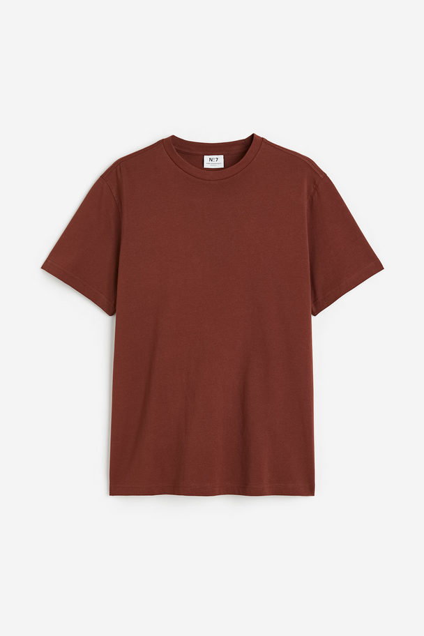 H&M Regular Fit T-shirt Brown