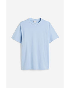 Regular Fit T-shirt Lys Blå