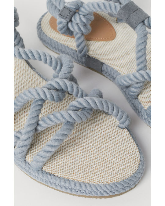 H&M Sandals Light Grey-blue