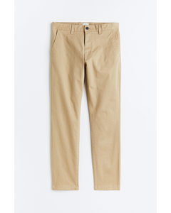Chinos I Bomull Skinny Fit Beige