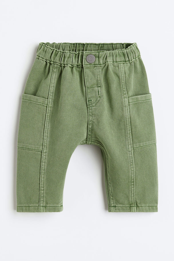 H&M Relaxed Fit Jeans Green