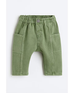 Relaxed Fit Jeans Green