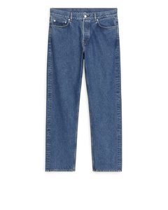 Jeans LOOSE in Aqua-Waschung Mittelblau