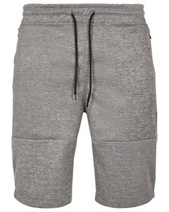 Herren Zipper Pocket Marled Tech Fleece Shorts