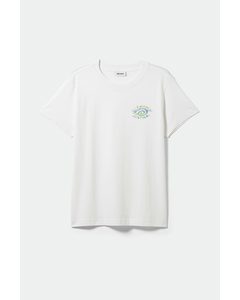Relaxed Graphic Printed Tee Wipe Out Zone
