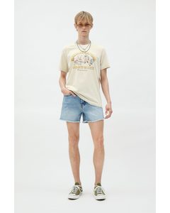 T-shirt Med Tryck Relaxed Off-white