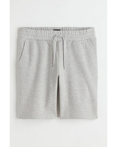 Sweatshirt Shorts Regular Fit Light Grey Marl