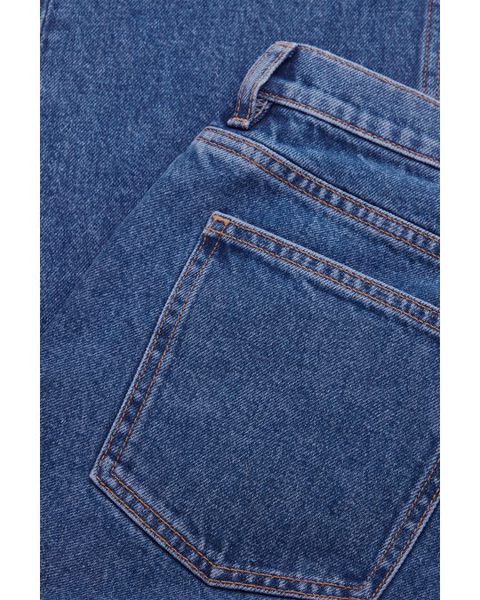COS Straight-leg Mid-rise Jeans Mid-blue