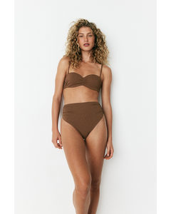 Padded Balconettebikinitop Bruin