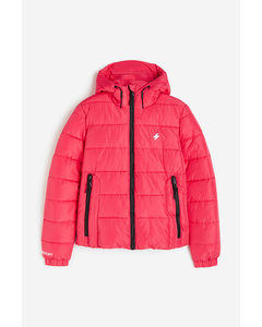 Hooded Spirit Sports Puffer Active Pink