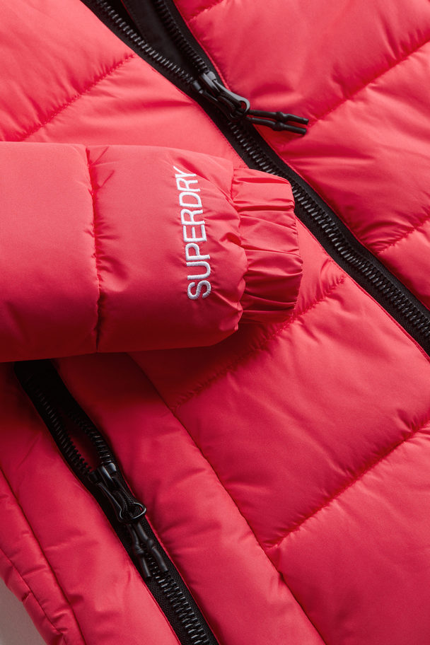 Superdry Hooded Spirit Sports Puffer Active Pink