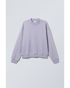 Tung Boxig Terry-sweatshirt Lila