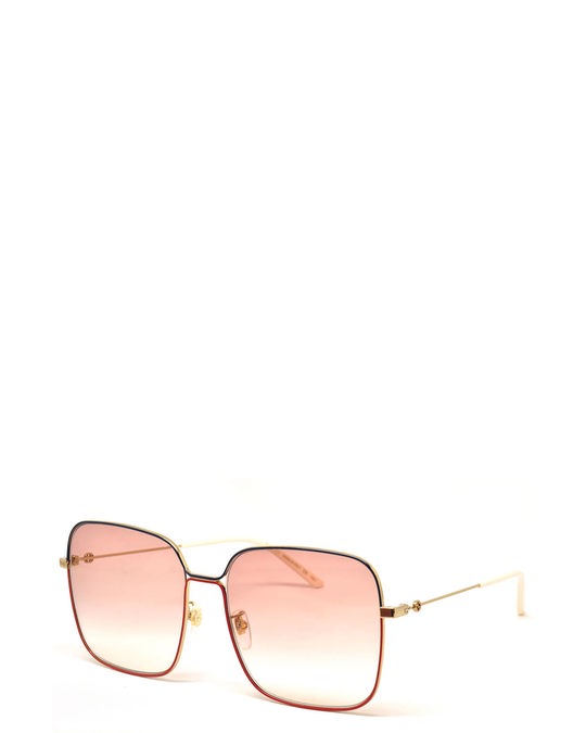Gucci Gg0443s Gold Sunglasses