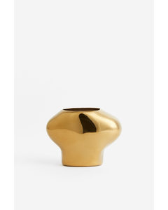 Small Metal Vase Gold-coloured