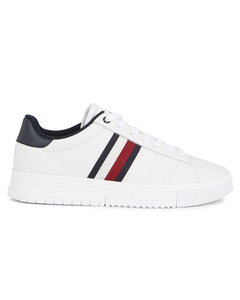 Tommy Hilfiger Supercup Leather Weiss