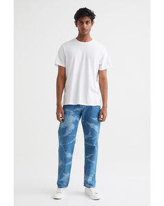 Relaxed Jeans Denim Blue/patterned