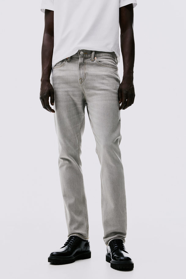 H&M Slim Jeans Ljusgrå