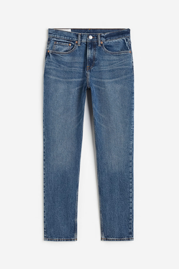 H&M Slim Jeans Denimblau