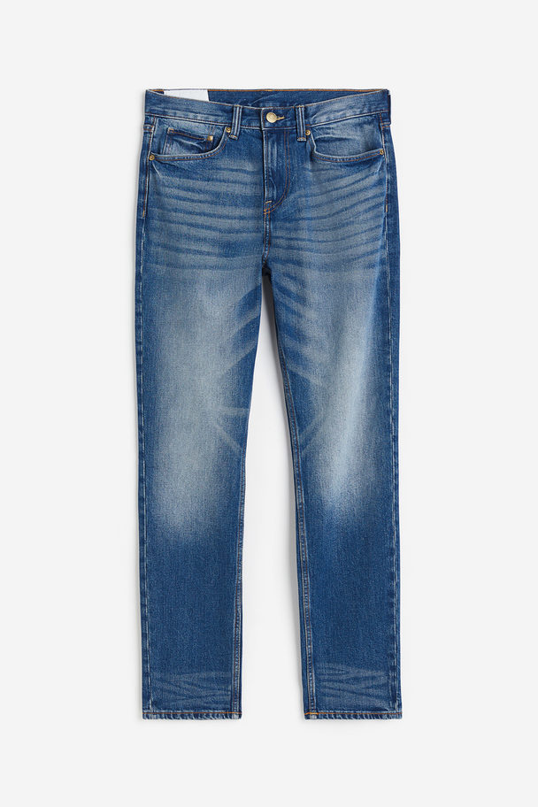 H&M Slim Jeans Denimblau