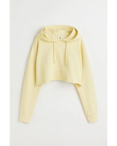 Cropped Hoodie Yellow