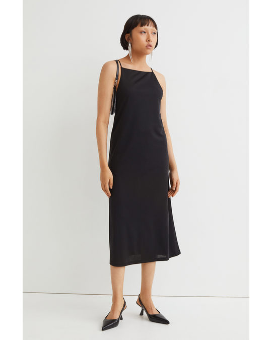 H&M Sleeveless Jersey Dress Black