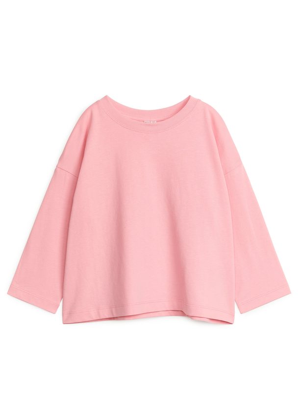 ARKET Langarm-T-Shirt Rosa