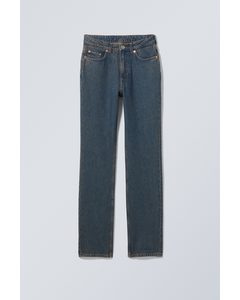 City Høy Slim-fit-jeans Lasurblå