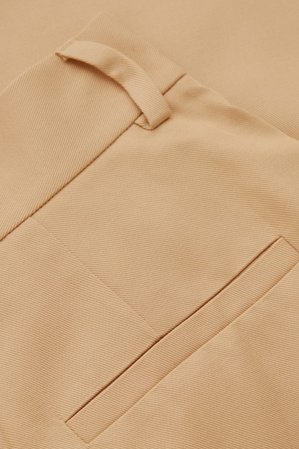 COS High-waisted Trousers Beige