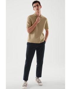 Regular-fit Contrast Stripe Trousers Navy