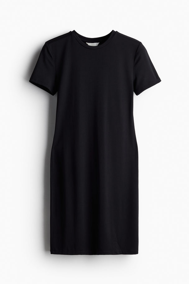 H&M T-Shirt-Kleid aus Mikrofaser