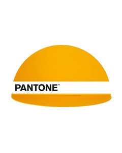 Homemania Pantone Shelfie - Väggdekoration, Hyllförvaring - Med Hyllor - Vardagsrum, Sovrum - Orange, Vit, Svart Metall, 40 X 20 X 20 Cm