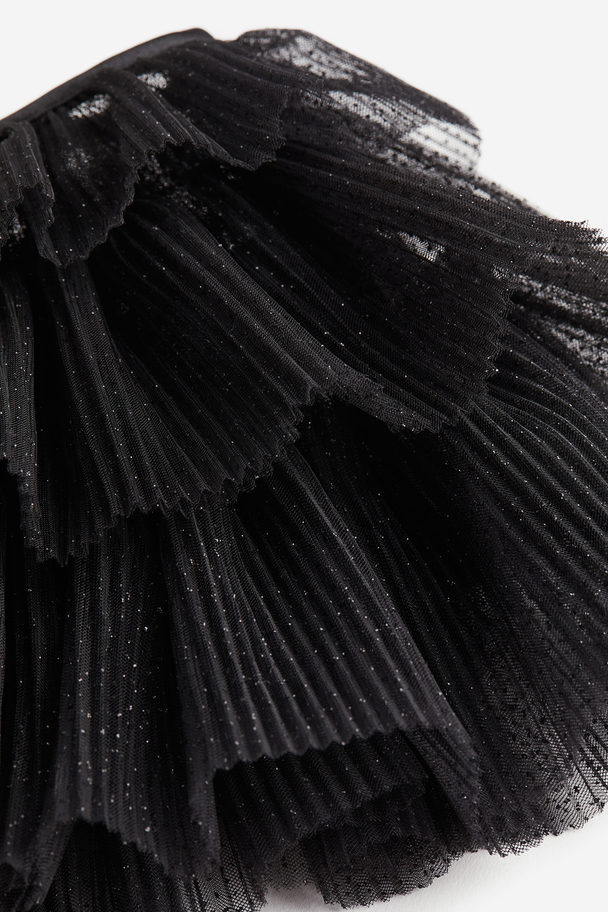 H&M Tiered Tulle Cape Black/stars